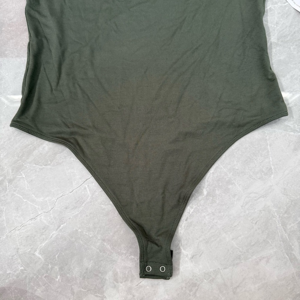 Women’s Bar III Bodycon Scoop Neck Sleeveless Jersey Bodysuit XL - Picture 6 of 16